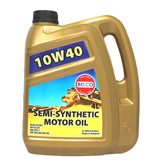 Semi- synthetic motor oil 10W40  BELCO
