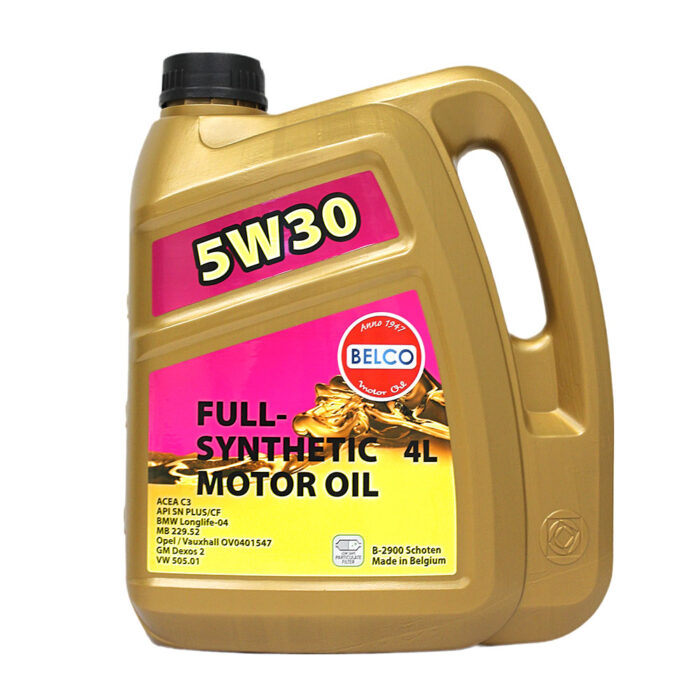 Full- synthetic motor oil 5W30 BELCO