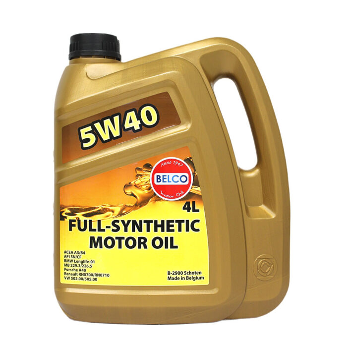 Full- synthetic motor oil 5W40 BELCO