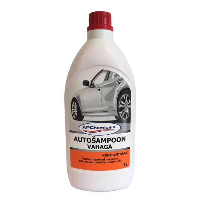 Car shampoo with wax
