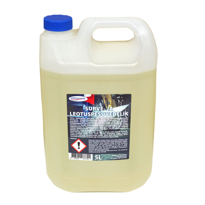 Pressure washing liquid