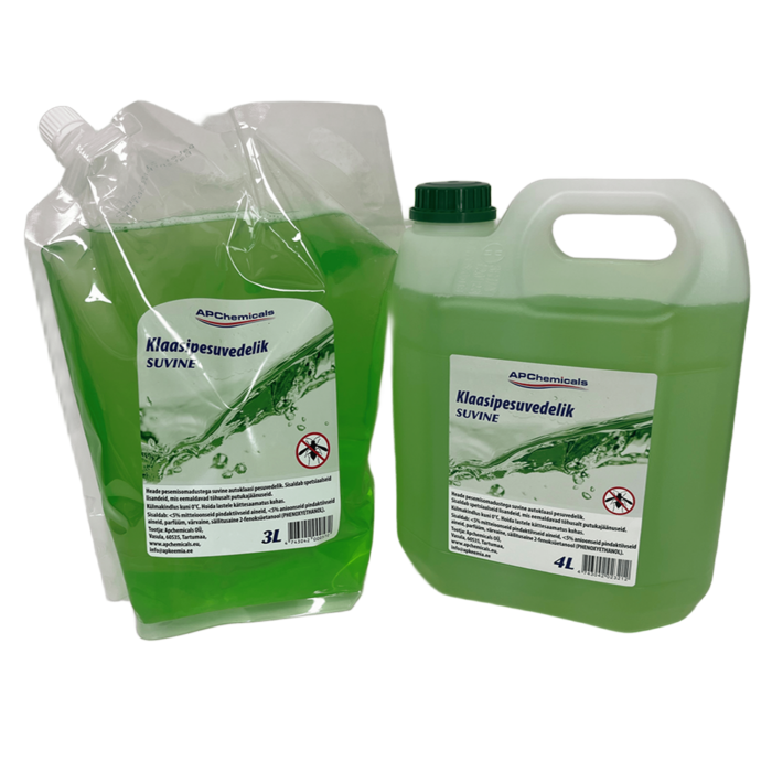 Summer windcreen washing liquid